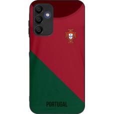 Coque Samsung Galaxy A16 - Silicone rigide noir Maillot de football Portugal 2022