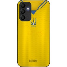 Coque Samsung Galaxy A16 - Silicone rigide noir Maillot de football Ukraine