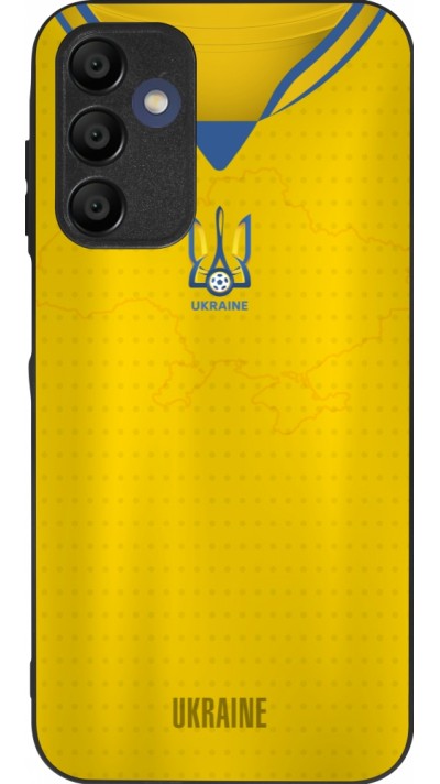 Coque Samsung Galaxy A16 - Silicone rigide noir Maillot de football Ukraine