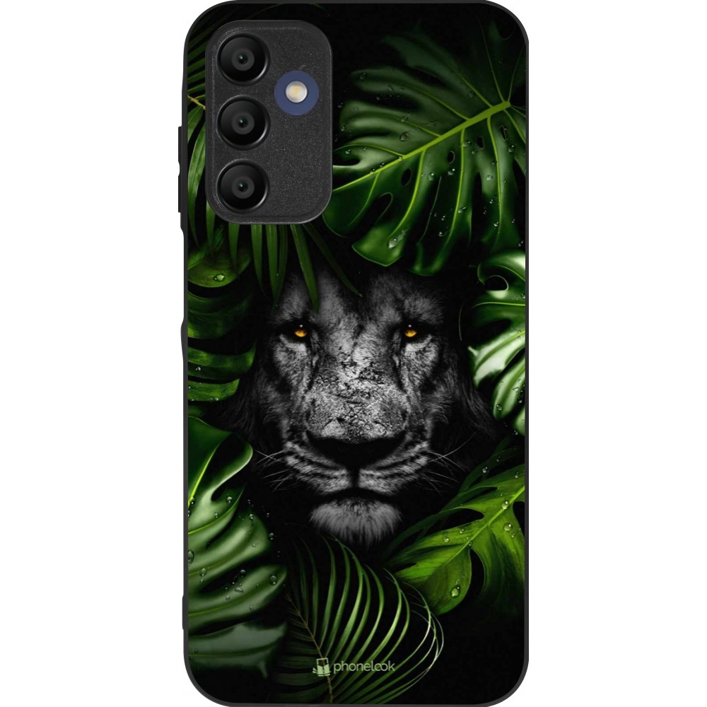 Coque Samsung Galaxy A16 - Silicone rigide noir Forest Lion