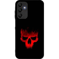 Coque Samsung Galaxy A16 - Silicone rigide noir Halloween 2023 scary skull