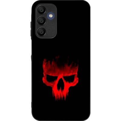 Coque Samsung Galaxy A16 - Silicone rigide noir Halloween 2023 scary skull