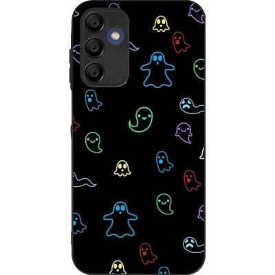 Coque Samsung Galaxy A16 - Silicone rigide noir Halloween 2024 colorful ghosts