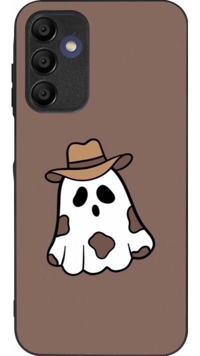 Coque Samsung Galaxy A16 - Silicone rigide noir Halloween 2024 cowboy ghost