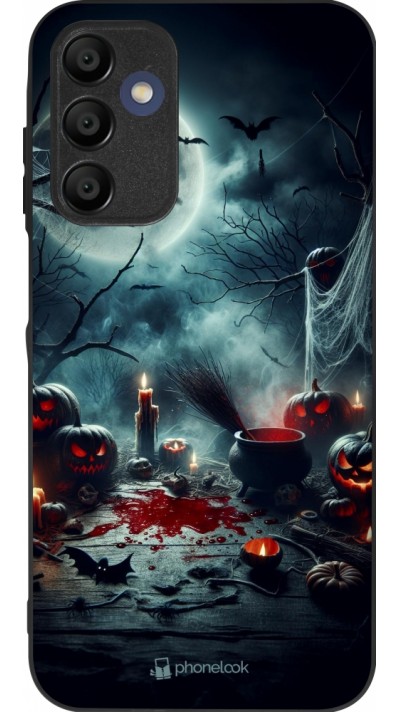 Coque Samsung Galaxy A16 - Silicone rigide noir Halloween 2024 Dark Moon
