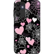 Coque Samsung Galaxy A16 - Silicone rigide noir Halloween 2024 girly