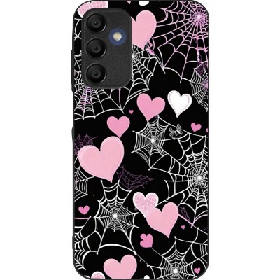 Coque Samsung Galaxy A16 - Silicone rigide noir Halloween 2024 girly