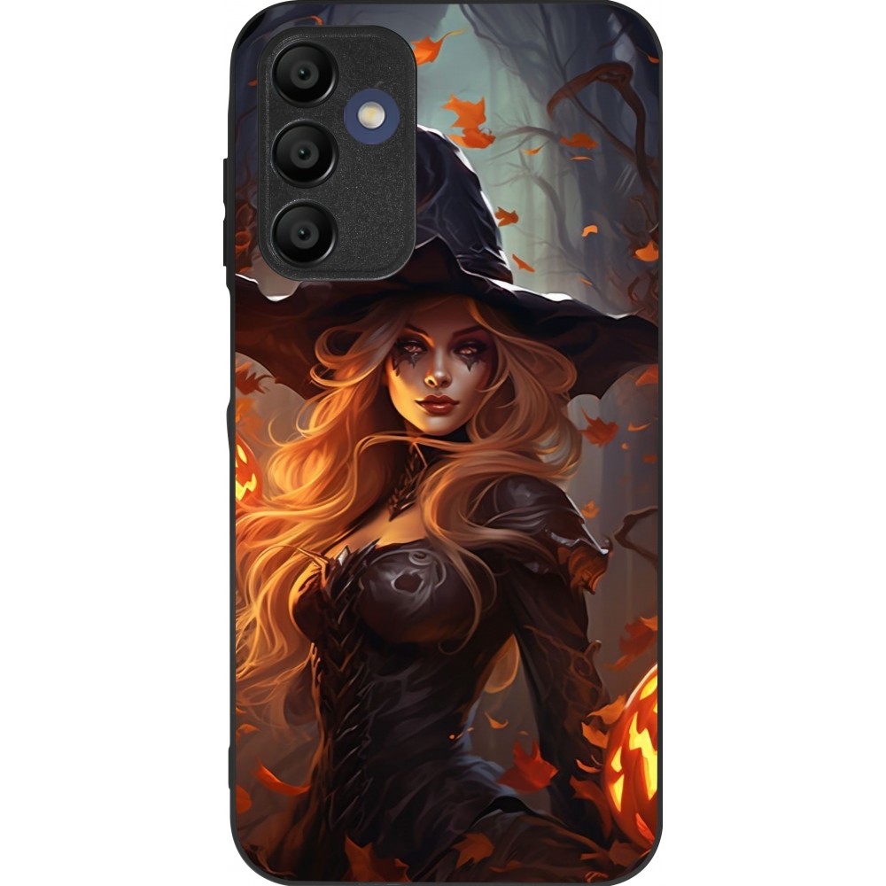 Coque Samsung Galaxy A16 - Silicone rigide noir Halloween 2024 sexy witch