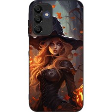 Coque Samsung Galaxy A16 - Silicone rigide noir Halloween 2024 sexy witch