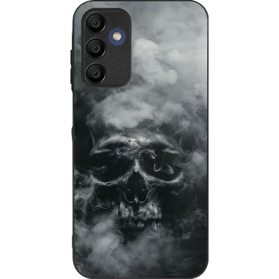 Samsung Galaxy A16 Case Hülle - Silikon schwarz Halloween 2024 smoky skull