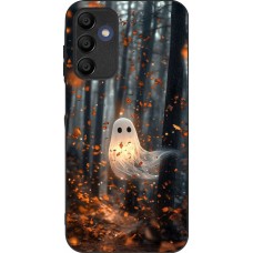 Coque Samsung Galaxy A16 - Silicone rigide noir Halloween 2025 Ghost in the forest