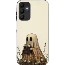 Coque Samsung Galaxy A16 - Silicone rigide noir Halloween 2025 Ghost gardener