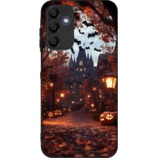 Samsung Galaxy A16 Case Hülle - Silikon schwarz Halloween 2025 Haunted house