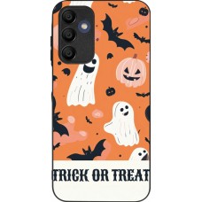 Coque Samsung Galaxy A16 - Silicone rigide noir Halloween 2025 Trick or treat