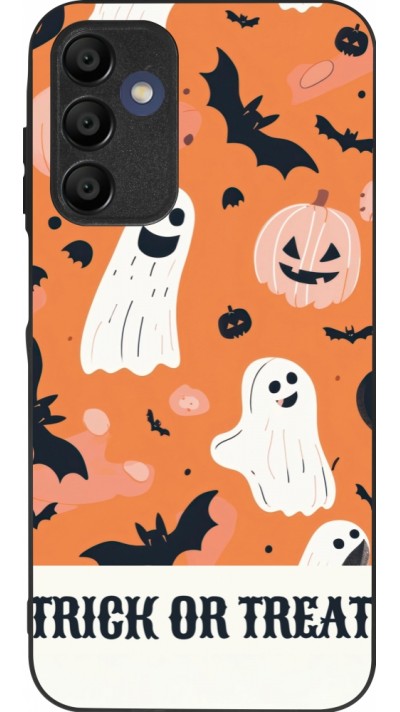 Coque Samsung Galaxy A16 - Silicone rigide noir Halloween 2025 Trick or treat