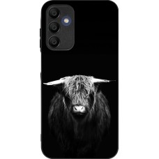 Coque Samsung Galaxy A16 - Silicone rigide noir Highland calf black