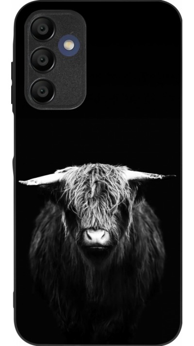 Coque Samsung Galaxy A16 - Silicone rigide noir Highland calf black