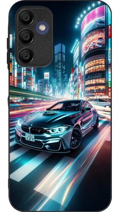 Coque Samsung Galaxy A16 - Silicone rigide noir BMW M4 Tokyo Night