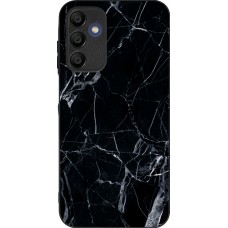Samsung Galaxy A16 Case Hülle - Silikon schwarz Marble Black 01