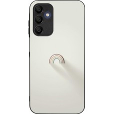 Samsung Galaxy A16 Case Hülle - Silikon schwarz Mini Regenbogen Minimal