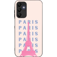 Coque Samsung Galaxy A16 - Silicone rigide noir Paris Pink Print