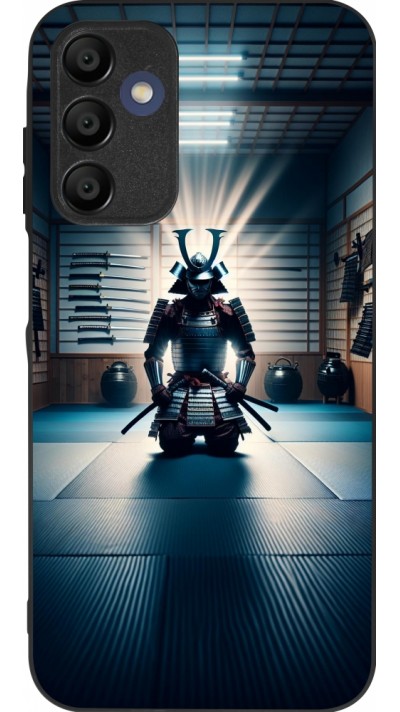 Coque Samsung Galaxy A16 - Silicone rigide noir Samouraï en prière