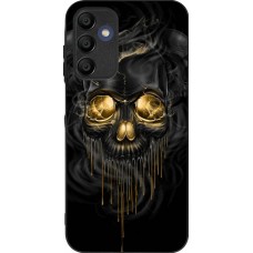 Coque Samsung Galaxy A16 - Silicone rigide noir Skull 02