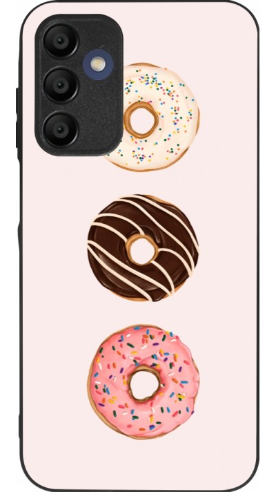 Coque Samsung Galaxy A16 - Silicone rigide noir Spring 23 donuts