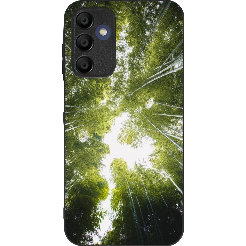 Coque Samsung Galaxy A16 - Silicone rigide noir Spring 23 forest blue sky