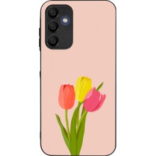 Coque Samsung Galaxy A16 - Silicone rigide noir Spring 23 tulip trio
