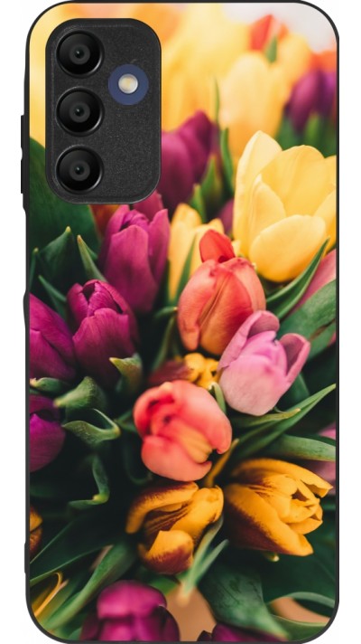 Coque Samsung Galaxy A16 - Silicone rigide noir Bouquet of tulips 2026
