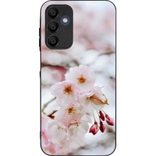 Coque Samsung Galaxy A16 - Silicone rigide noir Cherry tree 2026