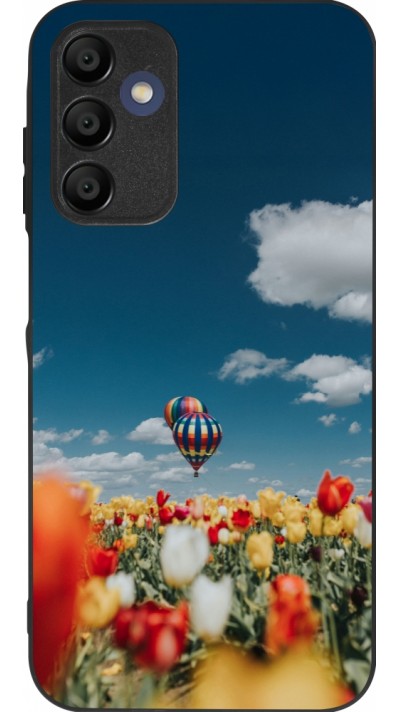 Coque Samsung Galaxy A16 - Silicone rigide noir Hot air balloon 2026