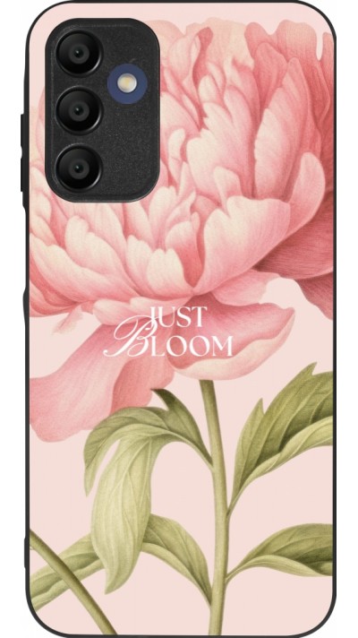 Coque Samsung Galaxy A16 - Silicone rigide noir Just Bloom 2026
