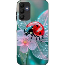 Coque Samsung Galaxy A16 - Silicone rigide noir Ladybird in bloom 2026