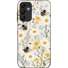 Coque Samsung Galaxy A16 - Silicone rigide noir Pattern bees 2026
