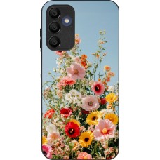 Coque Samsung Galaxy A16 - Silicone rigide noir Spring flowers 2026