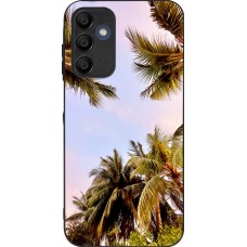 Coque Samsung Galaxy A16 - Silicone rigide noir Summer 2023 palm tree vibe