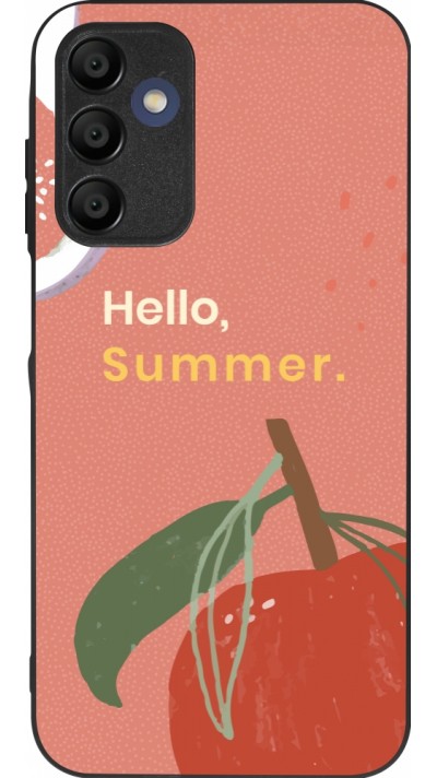 Coque Samsung Galaxy A16 - Silicone rigide noir Summer 2025 Hello summer