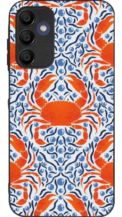 Samsung Galaxy A16 Case Hülle - Silikon schwarz Crabs and pearls Summer 2026