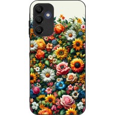 Coque Samsung Galaxy A16 - Silicone rigide noir Summer Floral Pattern