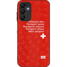Coque Samsung Galaxy A16 - Silicone rigide noir Swiss Passport