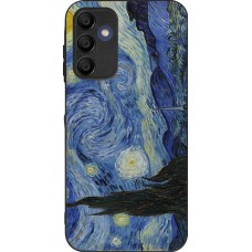 Coque Samsung Galaxy A16 - Silicone rigide noir Tableau art - La Nuit étoilée - Van Gogh