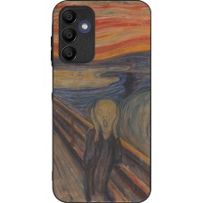 Coque Samsung Galaxy A16 - Silicone rigide noir Tableau art - Le Cri - Edvard Munch