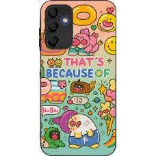 Coque Samsung Galaxy A16 - Silicone rigide noir Thats beacause of