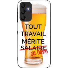Samsung Galaxy A16 Case Hülle - Silikon schwarz Tout travail mérite sa bière