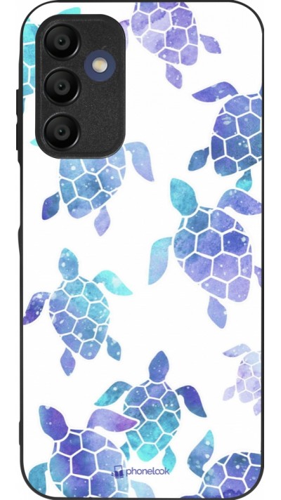 Coque Samsung Galaxy A16 - Silicone rigide noir Turtles pattern watercolor