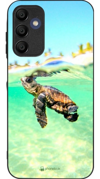 Coque Samsung Galaxy A16 - Silicone rigide noir Turtle Underwater