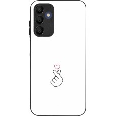 Coque Samsung Galaxy A16 - Silicone rigide noir Valentine 2024 heat by Millennials