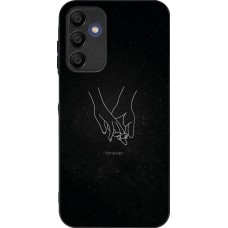 Coque Samsung Galaxy A16 - Silicone rigide noir Valentine 2023 hands forever